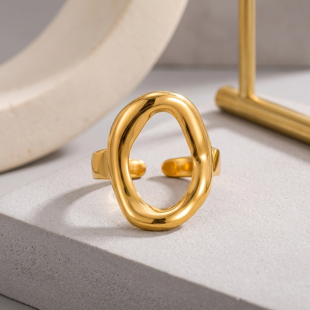 Geometric Hollow Statement Ring
